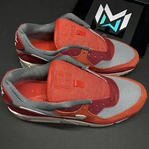 Nike | Shoes | Nike Air Max 9 Premium Shoes Sneakers Red  display picture 1
